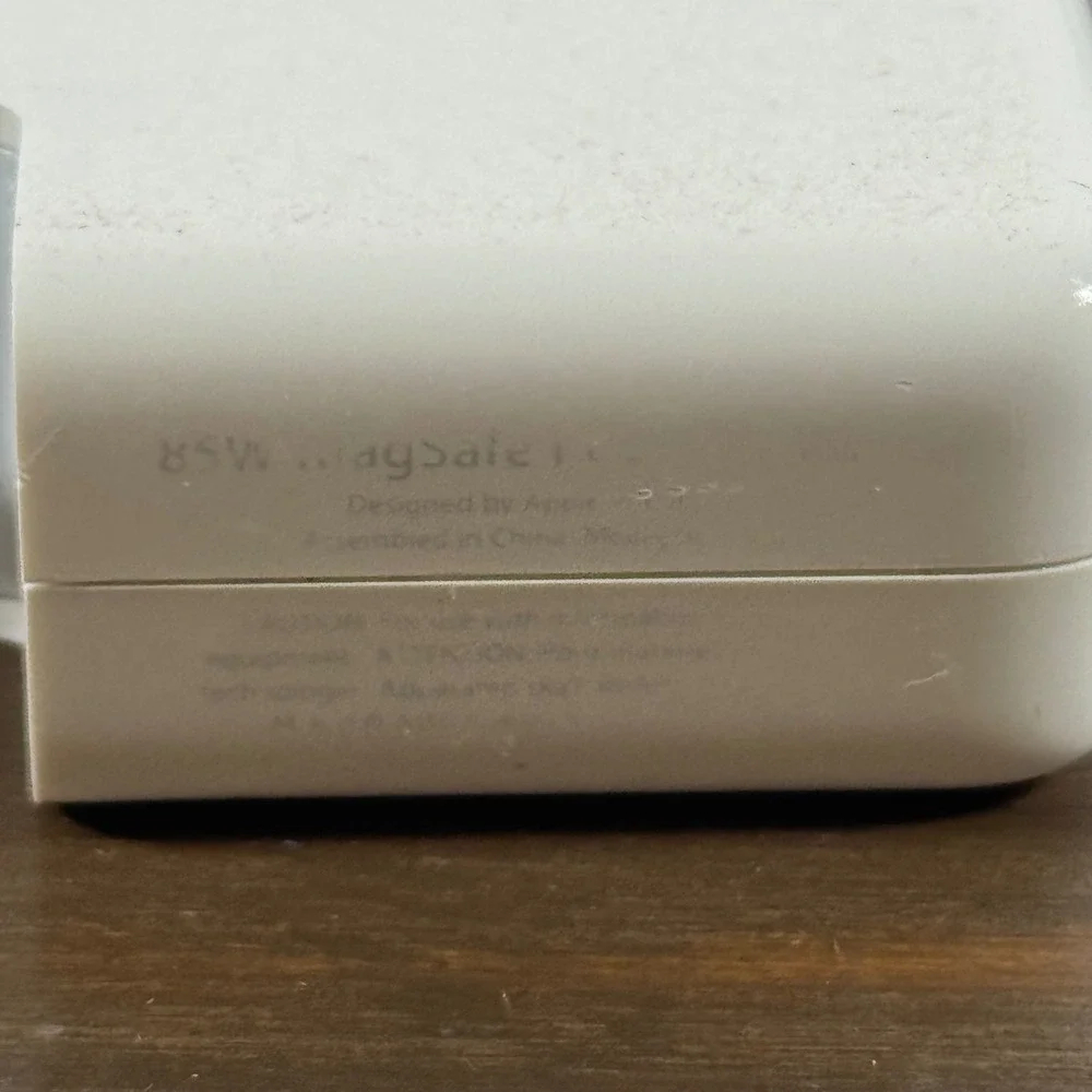 Apple 85W MagSafe 1‎ Power Adapter MacBook Pro Charger A1343 White Fair